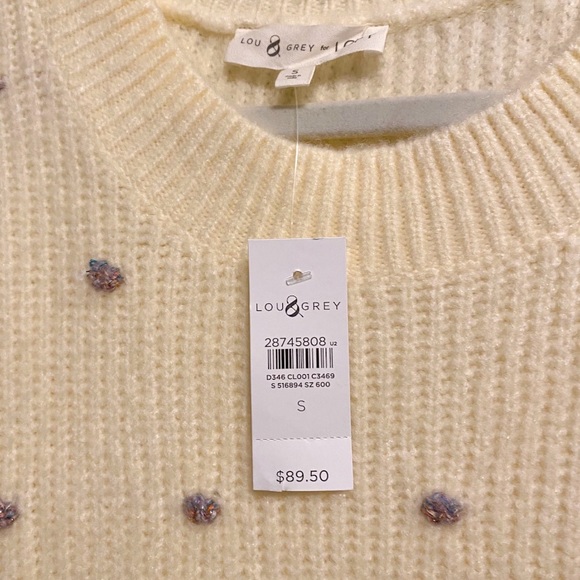 Lou & Grey (LOFT) Shimmer Dot Tunic Sweater NWT - Picture 8 of 9